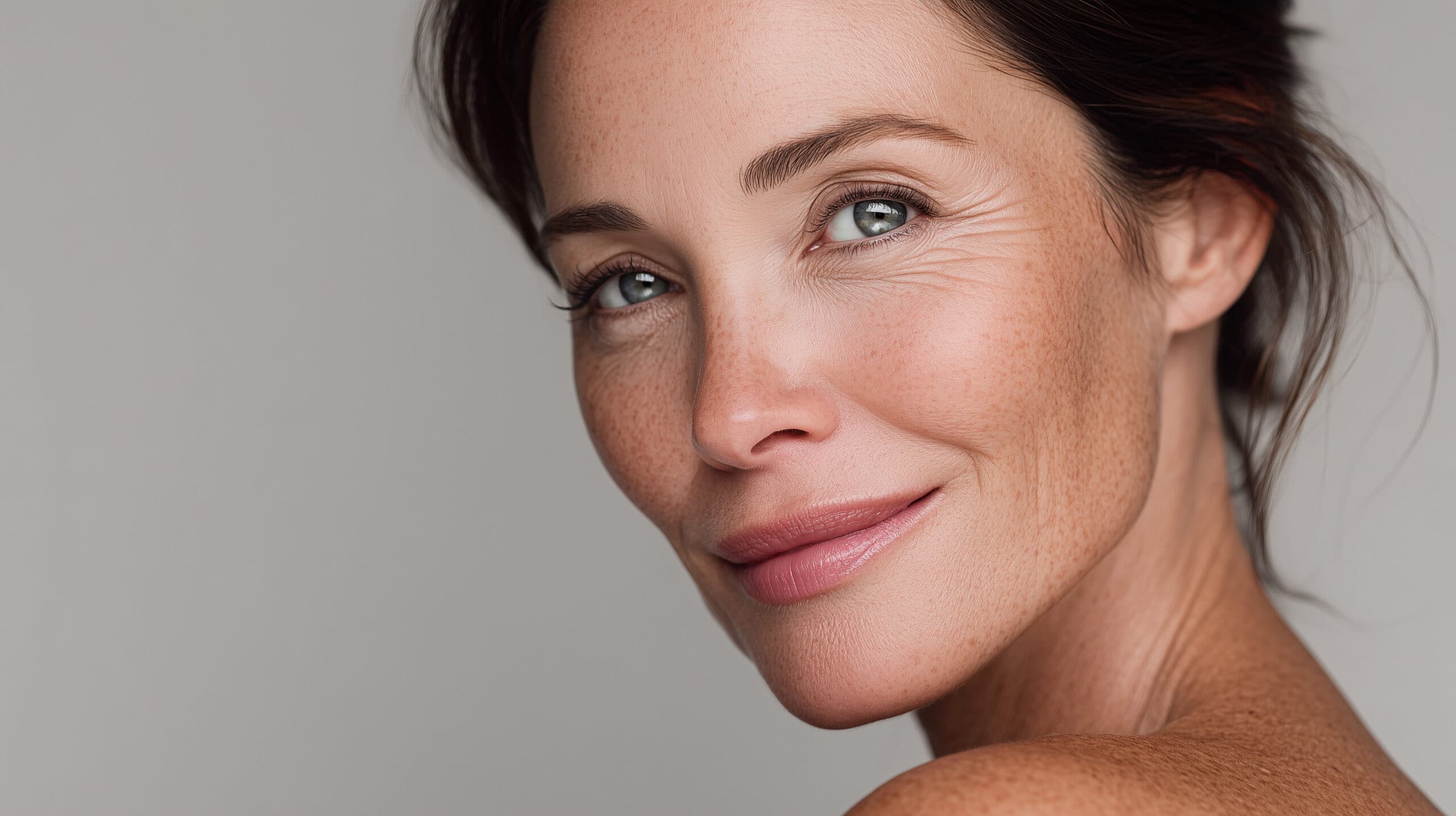 Restylane patient with beautiful skin